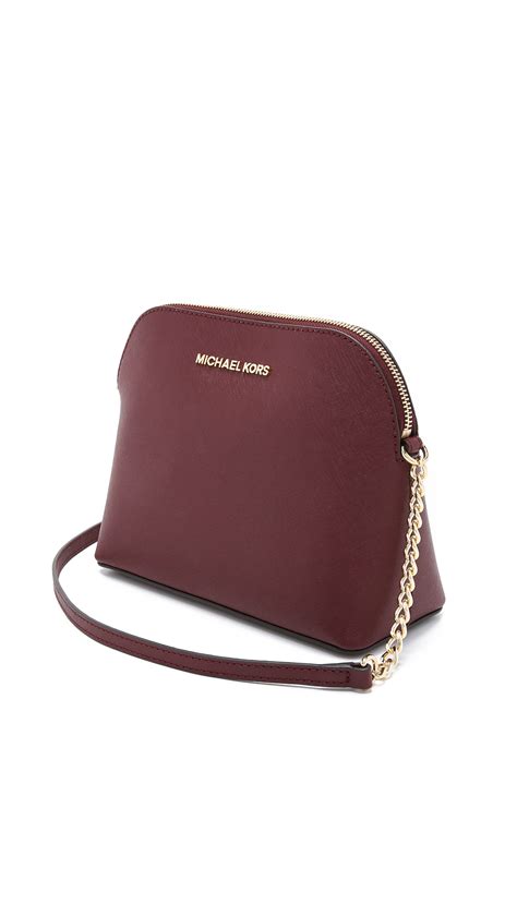 michael kors violet cindy dome crossbody|Michael Kors Cindy Saffiano Dome Crossbody .